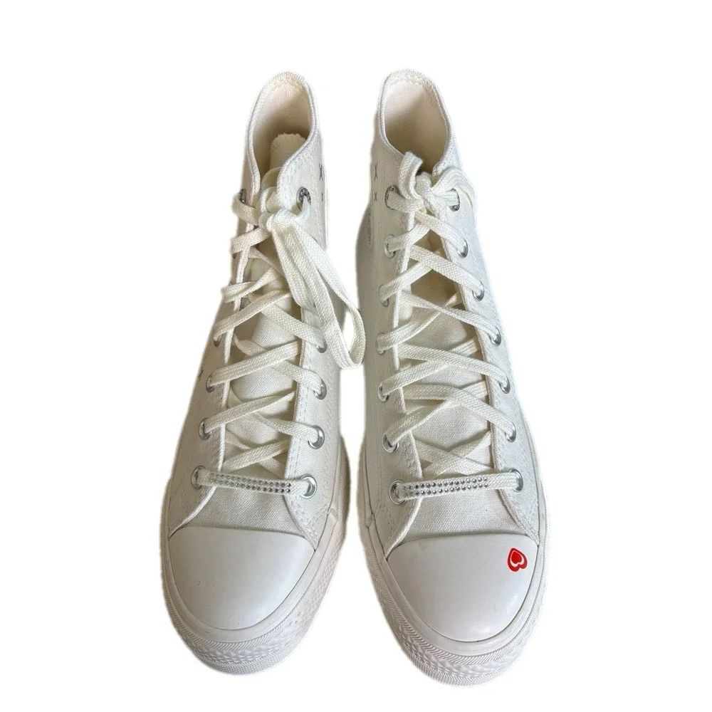Converse Chuck Taylor All Star Lift Platform Womens‎ 9  "Y2K Heart" A109114C New - Picture 6 of 10